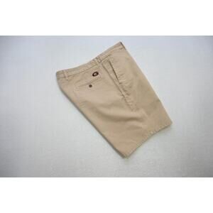 Dockers Khaki Chino Shorts UGA Georgia Bulldawgs Flat 10" INSEAN Mens Sz 38
